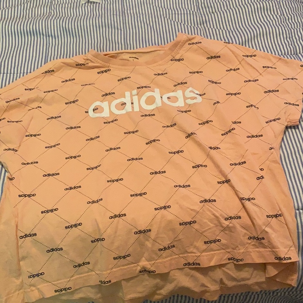 adidas short sleeve crop top